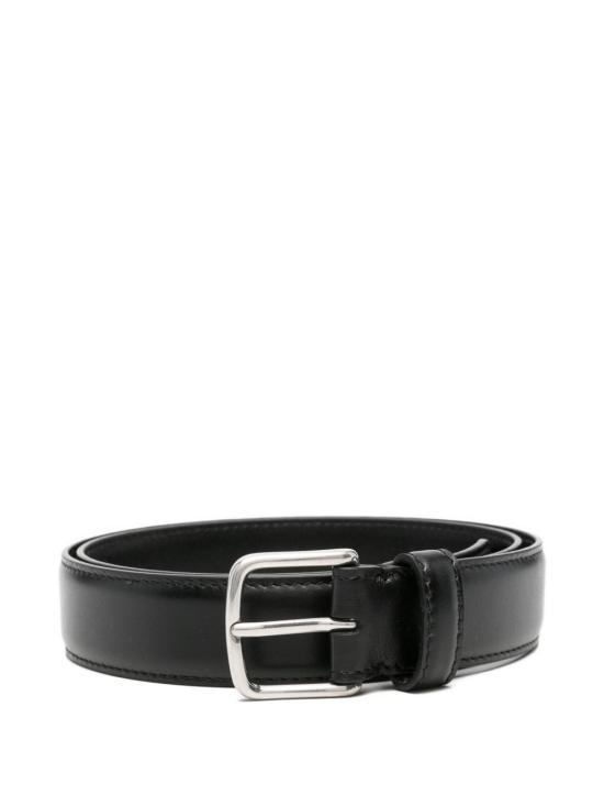 26FW 더로우 클래식 레더 벨트 W1283 L60BLANS BLACK