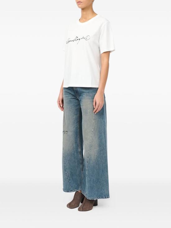 26FW MM6 메종마르지엘라 반팔 티셔츠 S52GC0368 M20258101 WHITE - MM6 MAISON MARGIELA