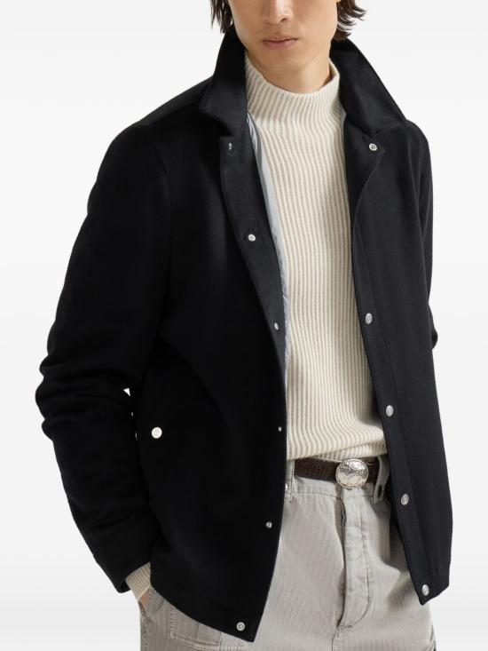 26FW 브루넬로 쿠치넬리 수트 자켓 MV4216556 CV976 BLACK - BRUNELLO CUCINELLI