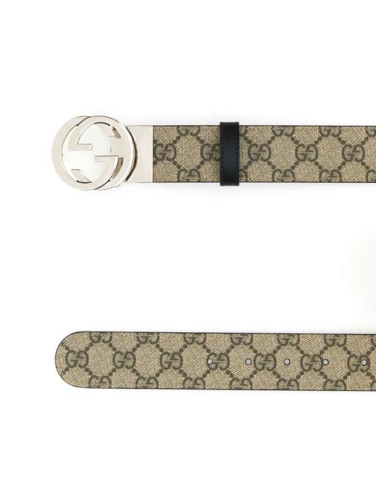 26FW 구찌 리버시블 GG 슈프림 벨트 473030 KGDHN9769 BEIGE - GUCCI