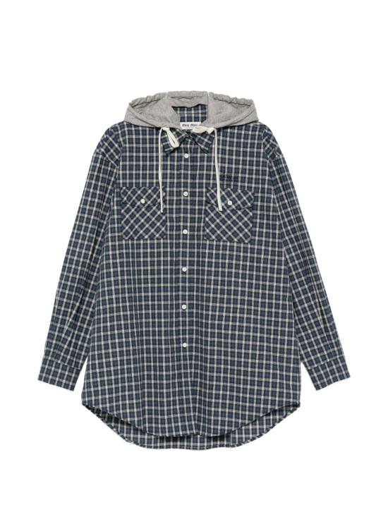 26FW 미우미우 셔츠 MK2051 6210F022X NAVY