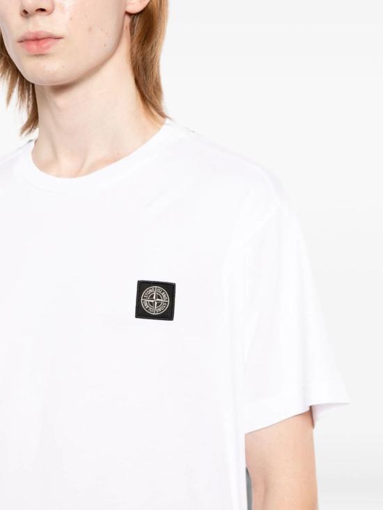 26FW 스톤 아일랜드 반팔 티셔츠 L2S152100027 S0013V0001 WHITE - STONE ISLAND