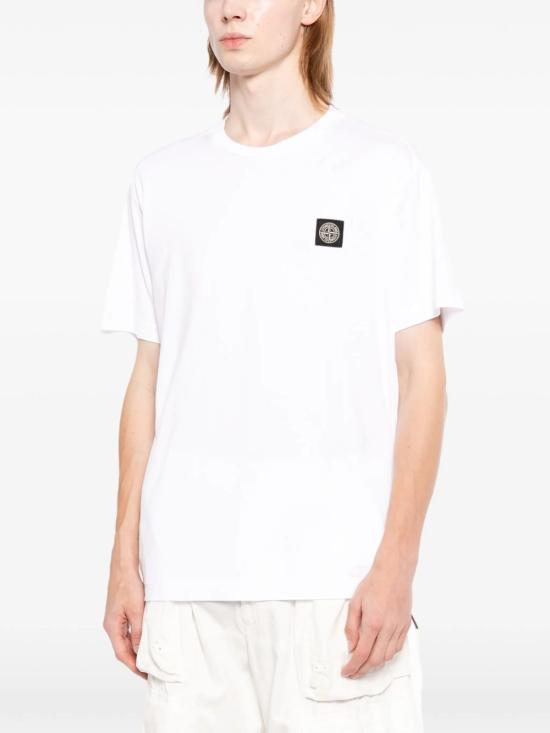 26FW 스톤 아일랜드 반팔 티셔츠 L2S152100027 S0013V0001 WHITE - STONE ISLAND