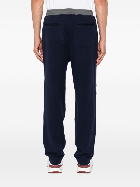26FW 브루넬로 쿠치넬리 스트레이트 팬츠 MM8263388G CP160 NAVY - BRUNELLO CUCINELLI