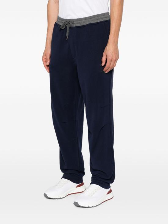 26FW 브루넬로 쿠치넬리 스트레이트 팬츠 MM8263388G CP160 NAVY - BRUNELLO CUCINELLI