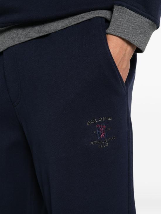 26FW 브루넬로 쿠치넬리 스트레이트 팬츠 MM8263388G CP160 NAVY - BRUNELLO CUCINELLI