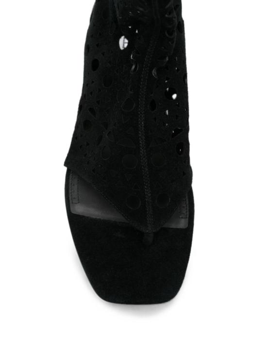 26FW 알라이아 샌들 AA3S1015I236 999 BLACK - ALAIA