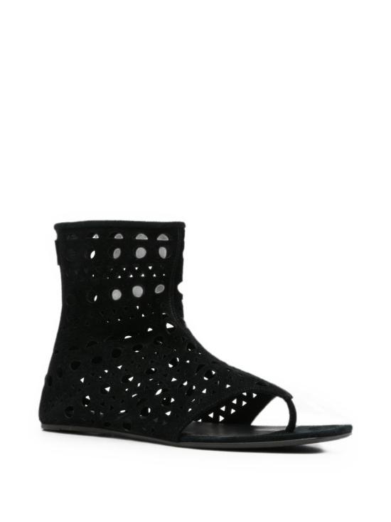 26FW 알라이아 샌들 AA3S1015I236 999 BLACK - ALAIA