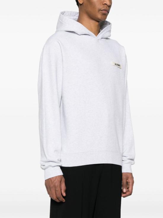 26FW 자크뮈스 그로그랭 후드 티셔츠 HOM00247 AJ00126950 GREY - JACQUEMUS