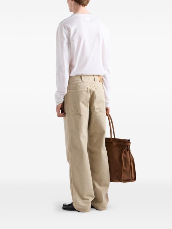 26FW 프라다 파이브포켓 올드 데님 진 GEP446 1954F0630 BEIGE - PRADA