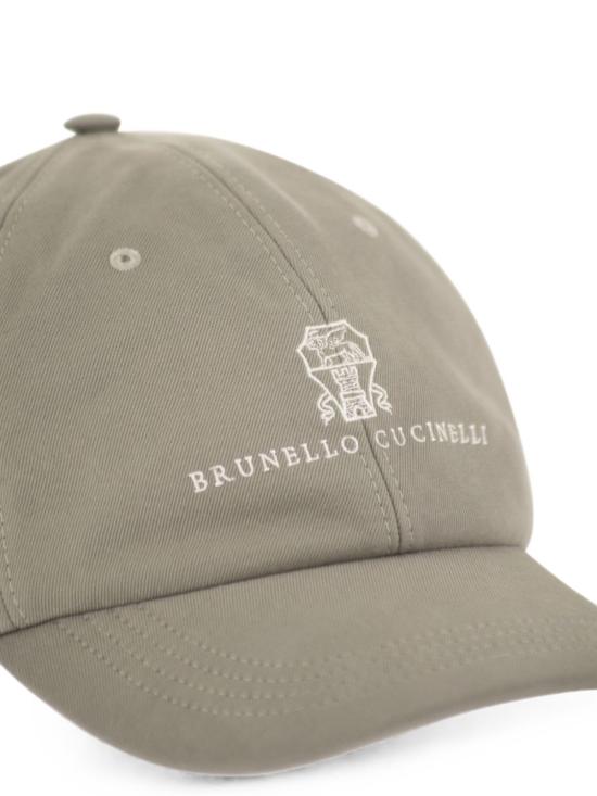 26FW 브루넬로 쿠치넬리 로고 자수 베이스볼 캡 M252D9850 CDK24 ARMY GREEN - BRUNELLO CUCINELLI