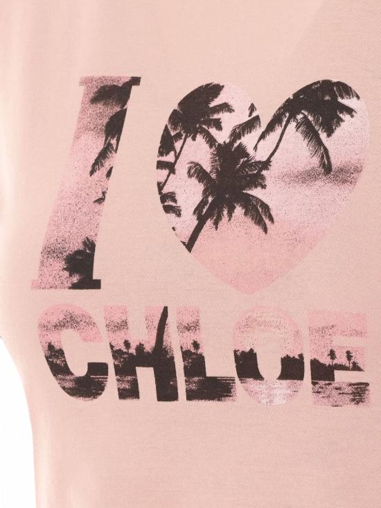 26FW 끌로에 반팔 티셔츠 CH26AJH26280 6D5 PINK - CHLOE
