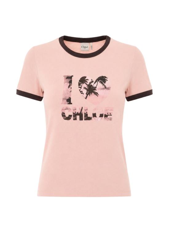 26FW 끌로에 반팔 티셔츠 CH26AJH26280 6D5 PINK