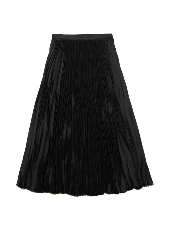 26FW 질샌더 미디 스커트 J02MA0407 J70096001 BLACK
