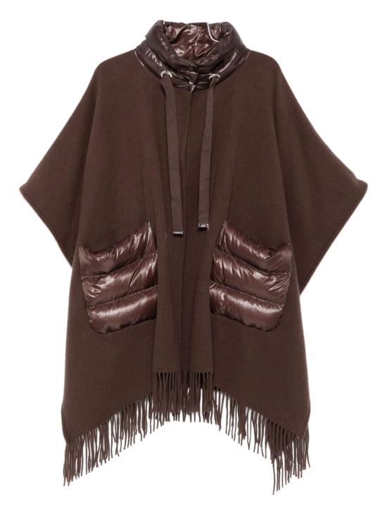 26FW 에르노 퀼티드 포켓 판초 GC00066DR 333958810 BROWN
