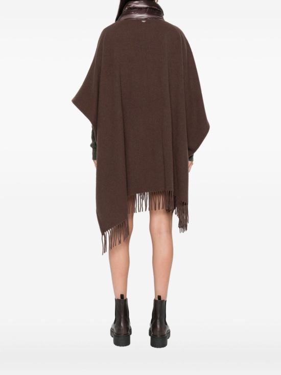 26FW 에르노 퀼티드 포켓 판초 GC00066DR 333958810 BROWN - HERNO