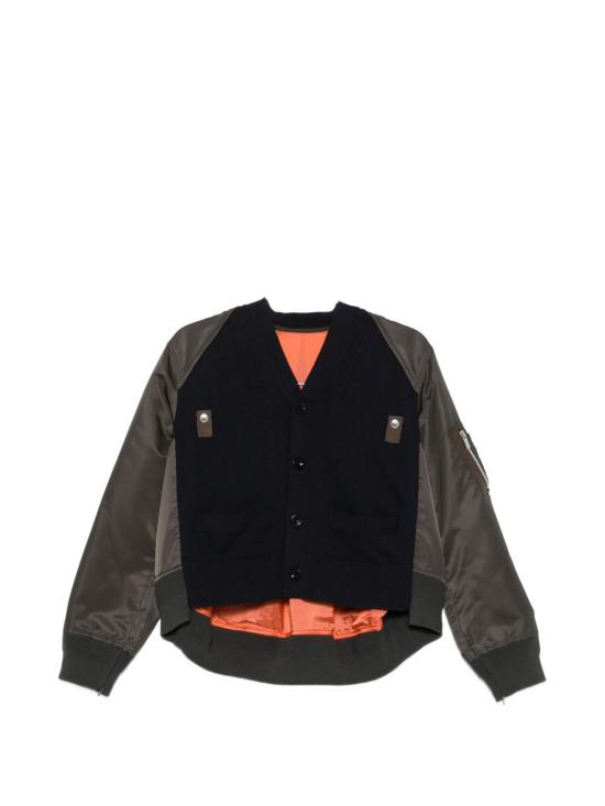 26FW 사카이 가디건 26 08586 233 NAVY