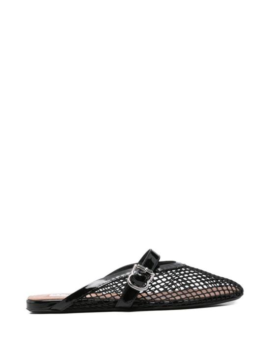 26FW 알라이아 뮬/슬리퍼 AA3A1035A028 999 BLACK