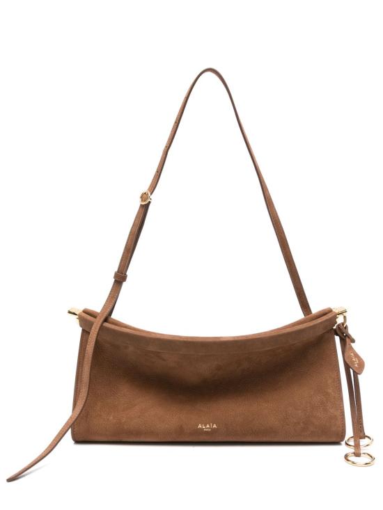 26FW 알라이아 르 클릭 이스트 웨스트 레더 미디움백 AA1S01430CA214 731 LUGGAGE