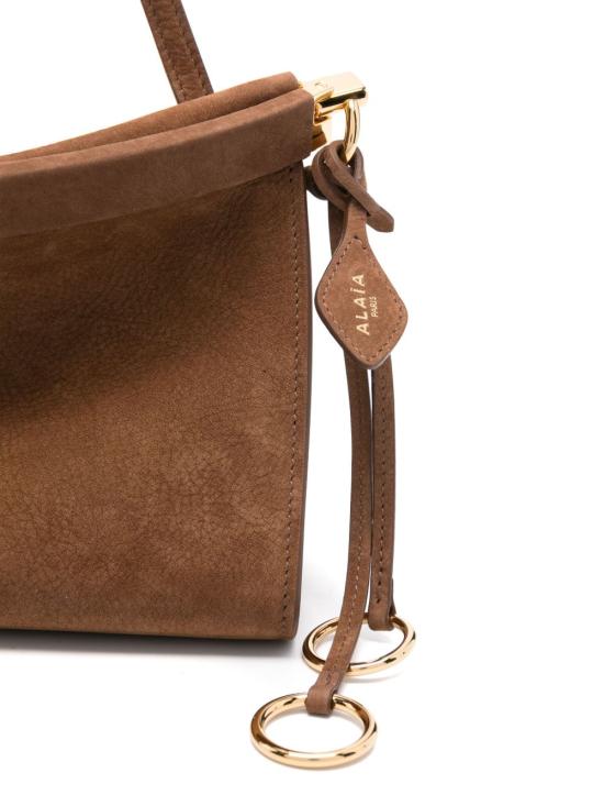 26FW 알라이아 르 클릭 이스트 웨스트 레더 미디움백 AA1S01430CA214 731 LUGGAGE - ALAIA