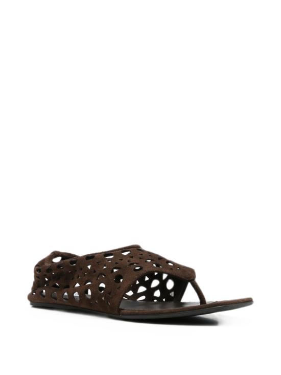26FW 알라이아 샌들 AA3S1014I236 719 BROWN - ALAIA