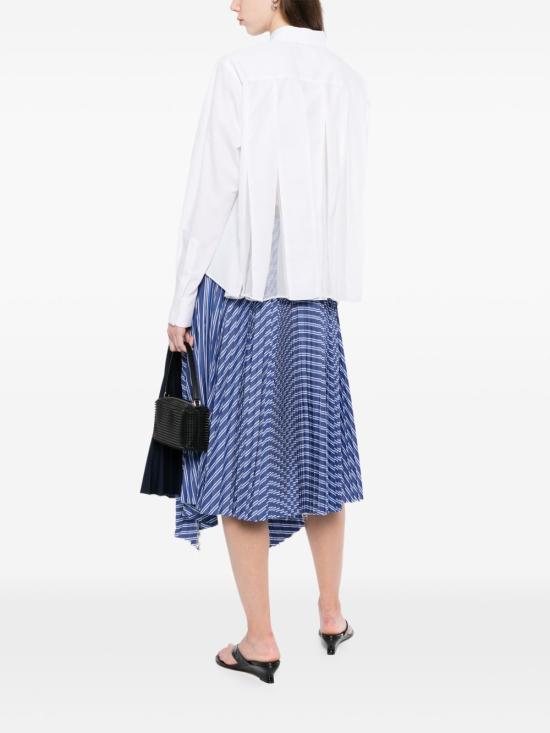 26FW 사카이 블라우스 SCW 365 101 WHITE - SACAI