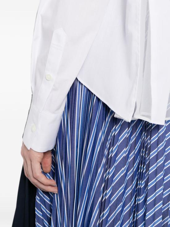 26FW 사카이 블라우스 SCW 365 101 WHITE - SACAI