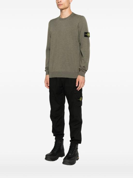 26FW 스톤 아일랜드 라이트 RWS 퓨어 울 크루넥 스웨터 L2S155100071 S00C4V0M5G ARMY GREEN - STONE ISLAND