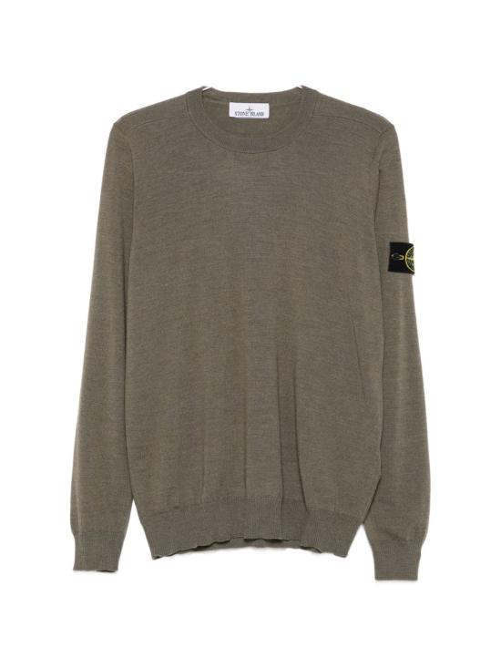 26FW 스톤 아일랜드 라이트 RWS 퓨어 울 크루넥 스웨터 L2S155100071 S00C4V0M5G ARMY GREEN