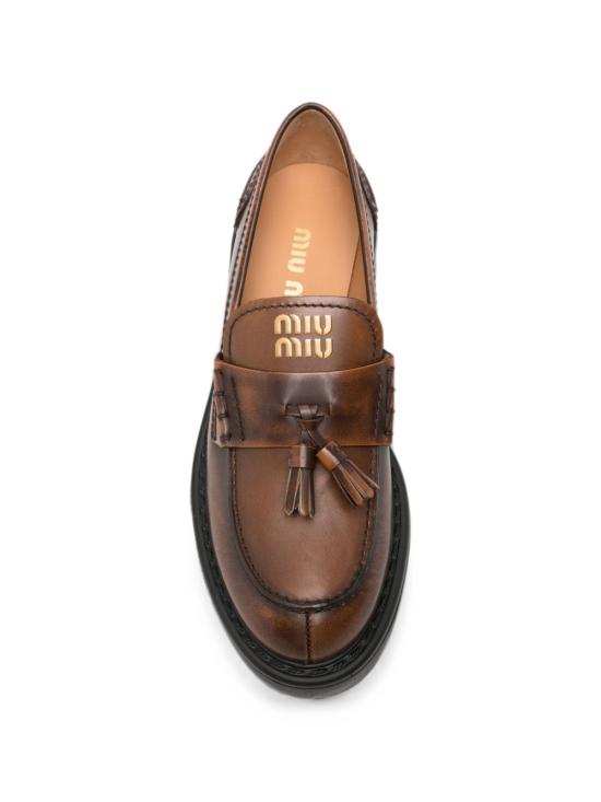 26FW 미우미우 로퍼 5D743E 3KY8F0038 BROWN - MIU MIU