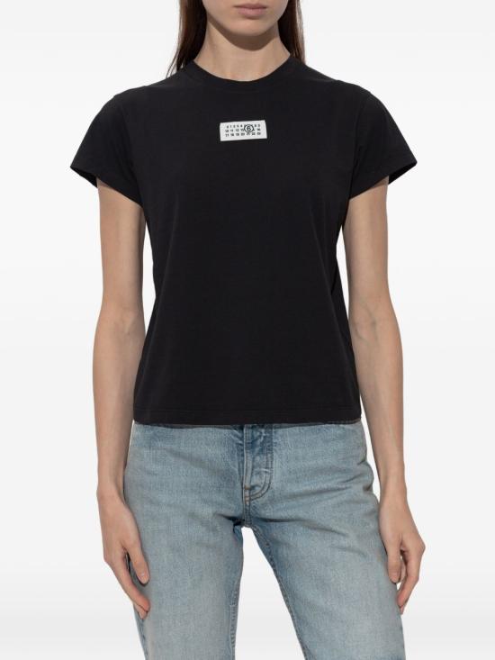 26FW MM6 메종마르지엘라 뉴메릭 코튼 저지 티셔츠 S52GC0327 M20258900 BLACK - MM6 MAISON MARGIELA