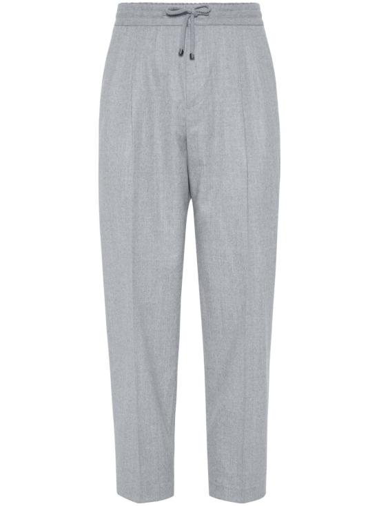 26FW 브루넬로 쿠치넬리 스트레이트 팬츠 ME226E1710 C272 GREY