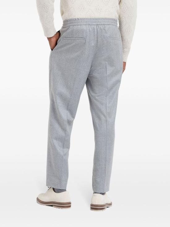 26FW 브루넬로 쿠치넬리 스트레이트 팬츠 ME226E1710 C272 GREY - BRUNELLO CUCINELLI