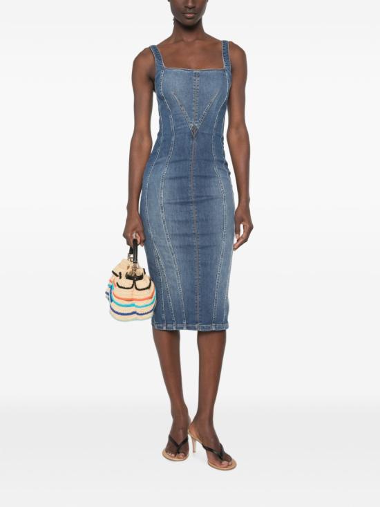 26FW 엘리자베타프랜치 숏 원피스 AJ02D66E2 139 NAVY - ELISABETTA FRANCHI