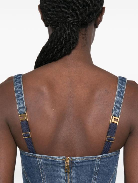 26FW 엘리자베타프랜치 숏 원피스 AJ02D66E2 139 NAVY - ELISABETTA FRANCHI