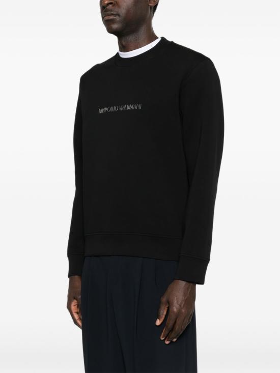 26FW 엠포리오 아르마니 긴팔 티셔츠 EM004541 AF10013MC540 BLACK - EMPORIO ARMANI