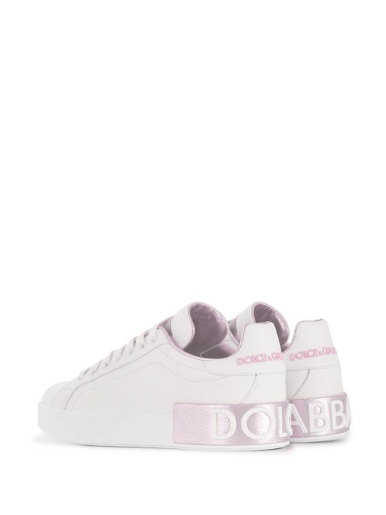 26FW 돌체앤가바나 카프스킨 나파 포르토피노 스니커즈 CK1544 AX61587587 WHITE - DOLCE & GABBANA