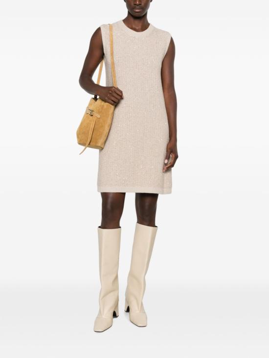 26FW 파비아나 필리피 숏 원피스 ABD216F380 M3270167 BEIGE - FABIANA FILIPPI