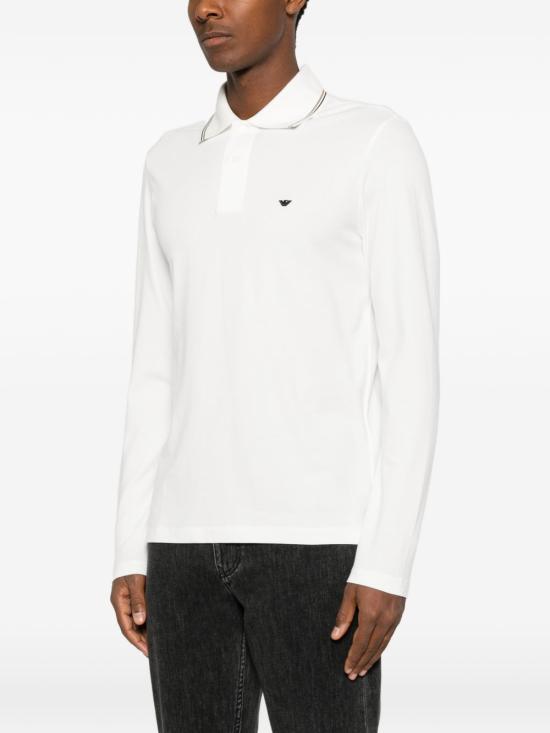 26FW 엠포리오 아르마니 폴로 티셔츠 EM004608 AF23090U0003 WHITE - EMPORIO ARMANI