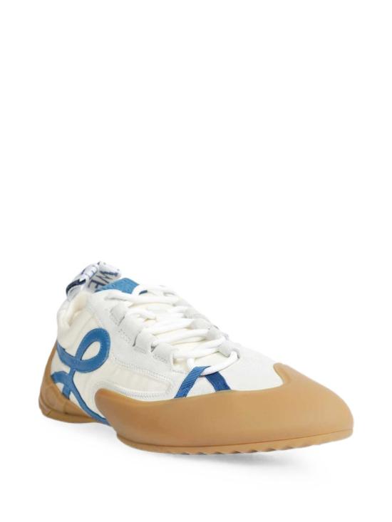 26FW 로에베 그립 나일론 스웨이드 스니커즈 L815282 XAZ2105 WHITE