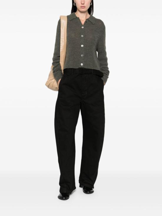 26FW 르메르 트위스트 벨티드 팬츠 PA326 LD1055999 BLACK - LEMAIRE