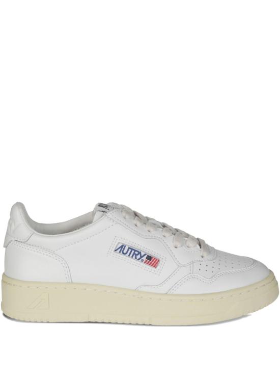 26FW 오트리 메달리스트 레더 AULW LL15 WHITE