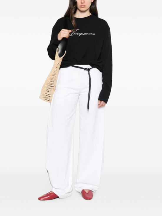 26FW 자크뮈스 긴팔 티셔츠 TSU00351D AJ00289990 BLACK - JACQUEMUS