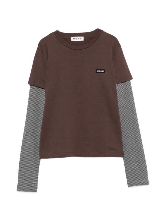 26FW 미우미우 스웨터 MJLA74 17ORF03YR BROWN