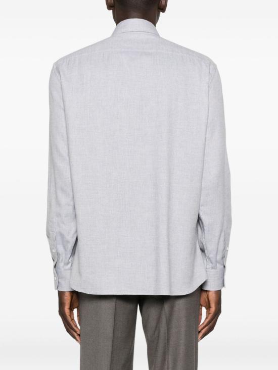 26FW 브루넬로 쿠치넬리 긴팔 셔츠 MY6370627 C045 GREY - BRUNELLO CUCINELLI