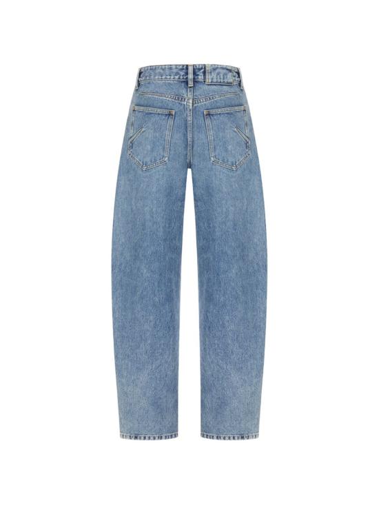 26FW 알라이아 데님 팬츠 AA9P1280D017C A29 NAVY - ALAIA
