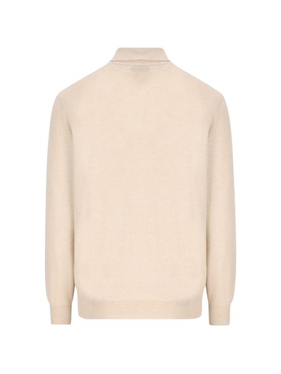 26FW 브루넬로 쿠치넬리 폴로 넥 캐시미어 스웨터 M2200295 CFV79 BEIGE - BRUNELLO CUCINELLI