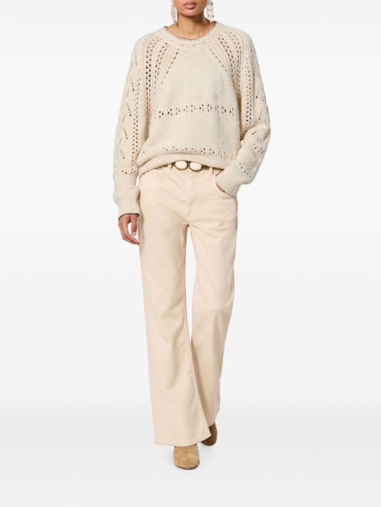 26FW 이자벨마랑에뚜왈 루체 풀오버 오픈워크 울 스웨터 PU0938FA D3L02E 23EC ECRU - ISABEL MARANT ETOILE