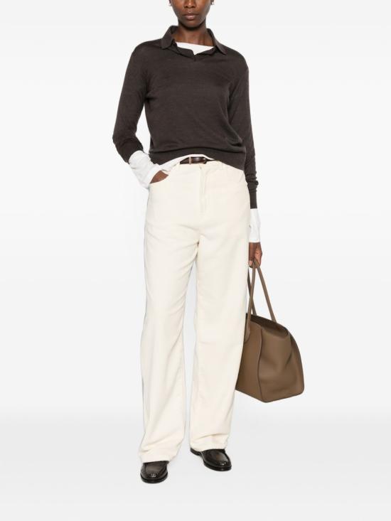 26FW 더로우 파울리 폴로 셔츠 R001252Y1043 BRM BROWN - THE ROW