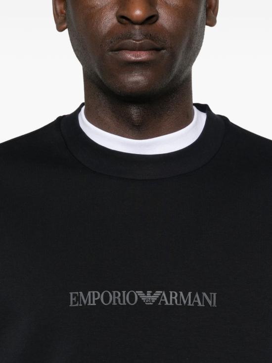 26FW 엠포리오 아르마니 긴팔 티셔츠 EM004541 AF10013MB561 NAVY - EMPORIO ARMANI
